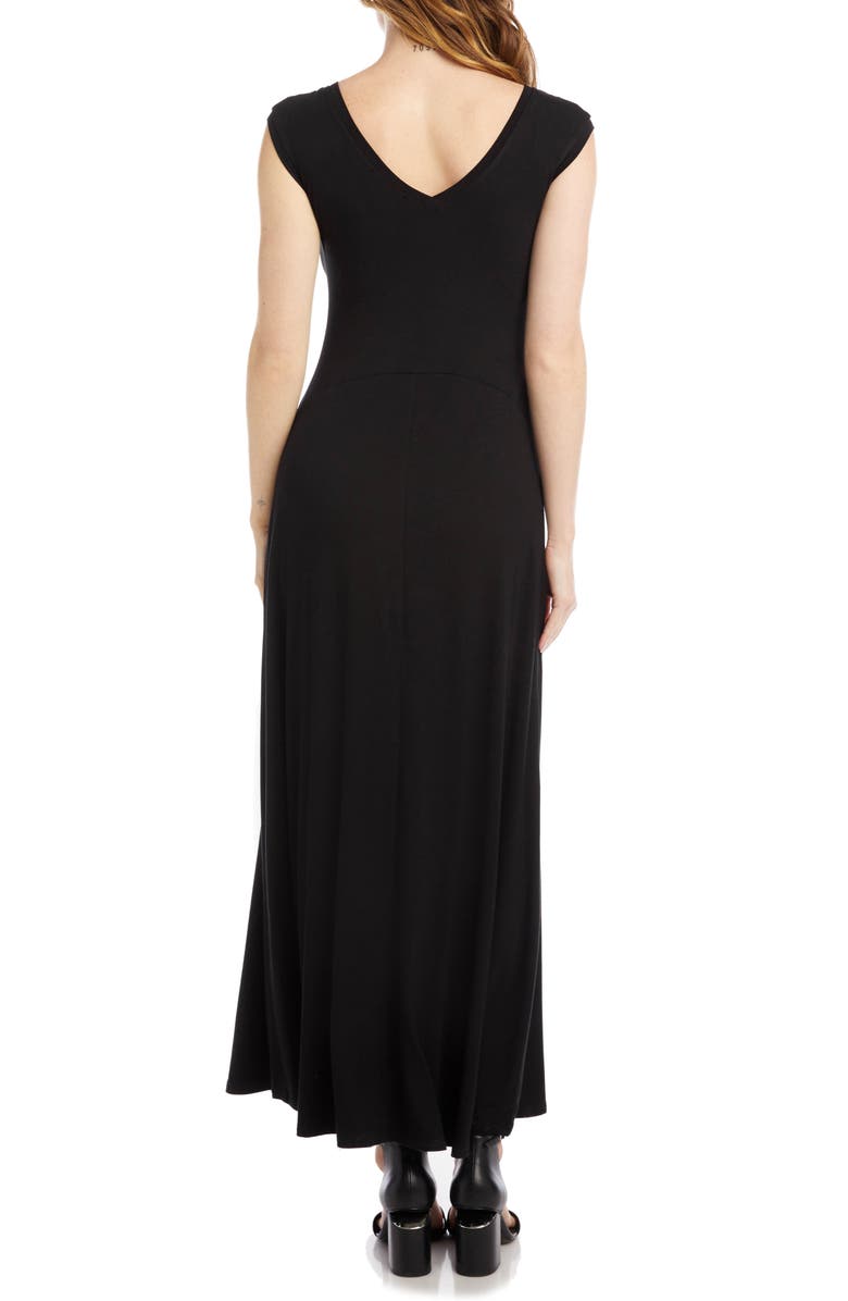 Karen Kane V-Back A-Line Midi Dress, Alternate, color,
