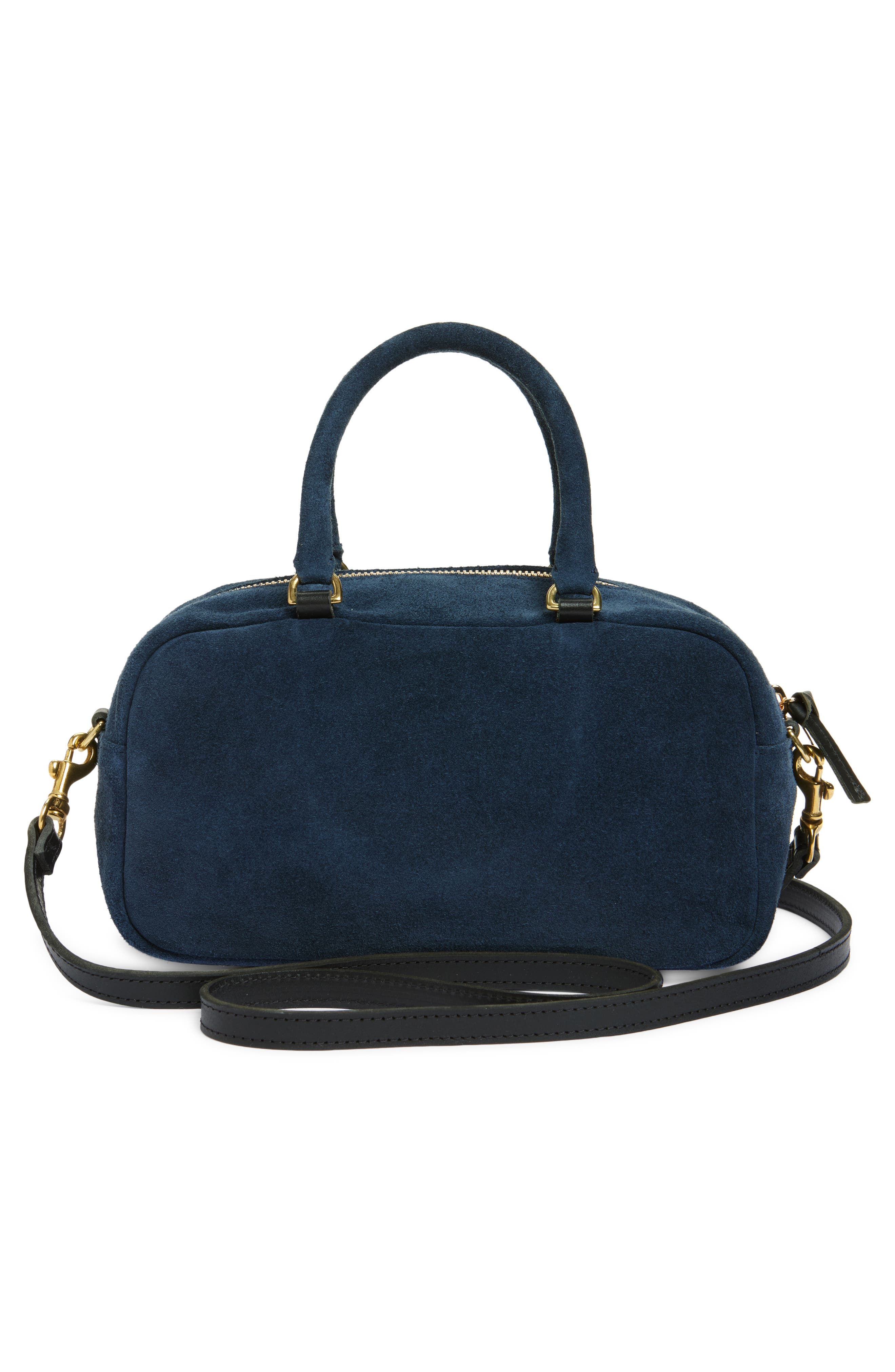 Clare V. Petite Claudine Suede Crossbody Bag, Alternate, color, 