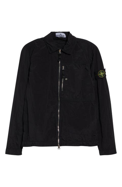 Regular Fit Coated Overshirt
