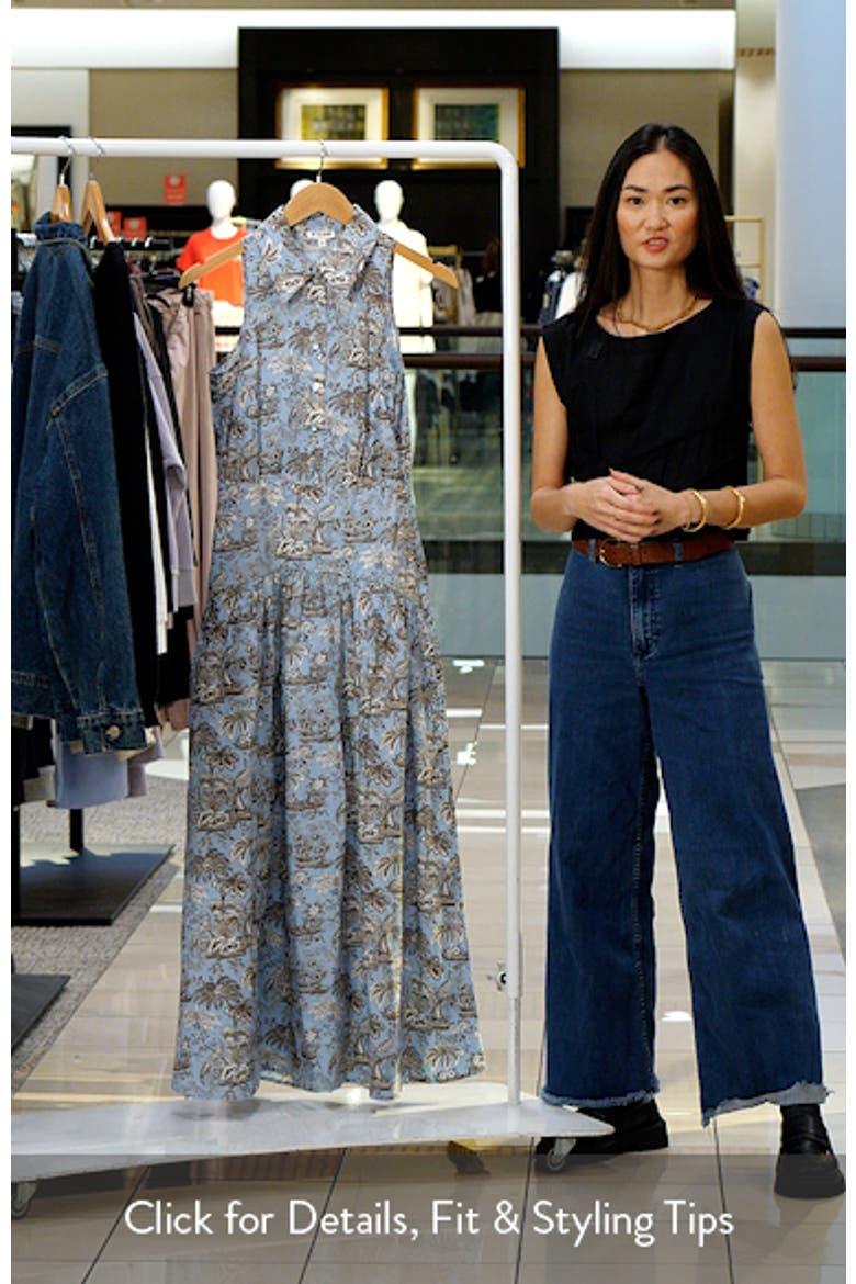 Romy Sleeveless Maxi Shirtdress video