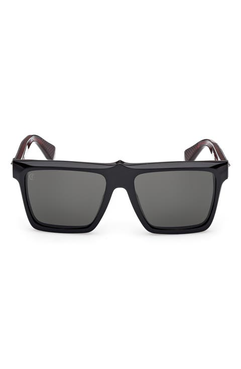 56mm Square Sunglasses