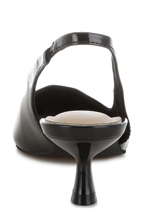 London Rag Pentas Kitten Heel Slingback Pump In Black