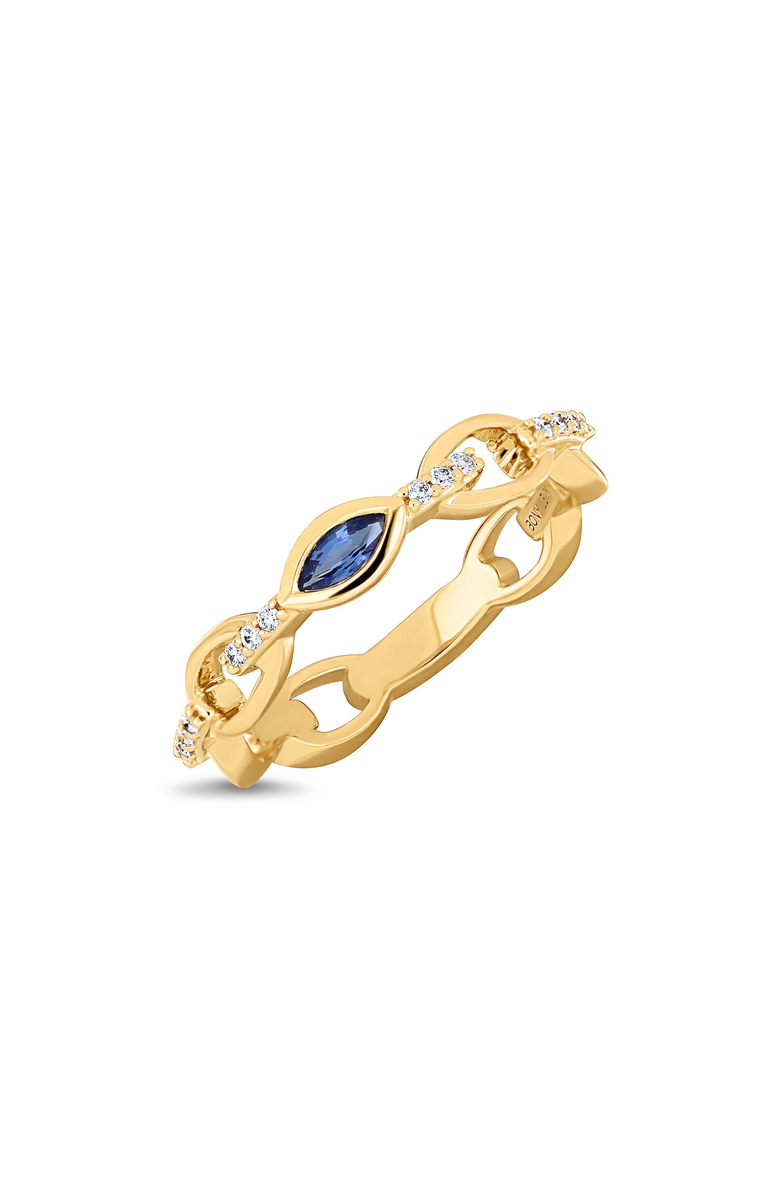 18K GOLD /DIAMOND/ SAPPHIRE