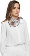 SILKSILKY 100% Pure Silk Printed Square Scarf