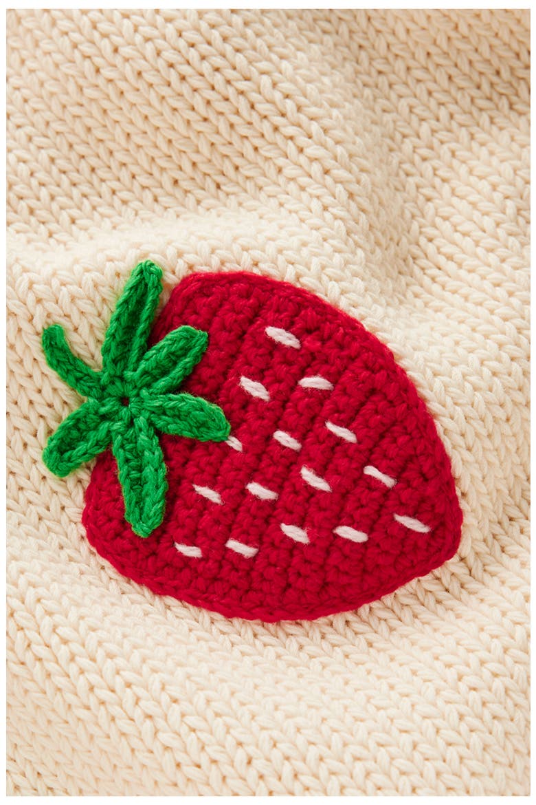 Margot Short Sleeve Strawberry Sweater, Alternate, color, STRAWBERRY