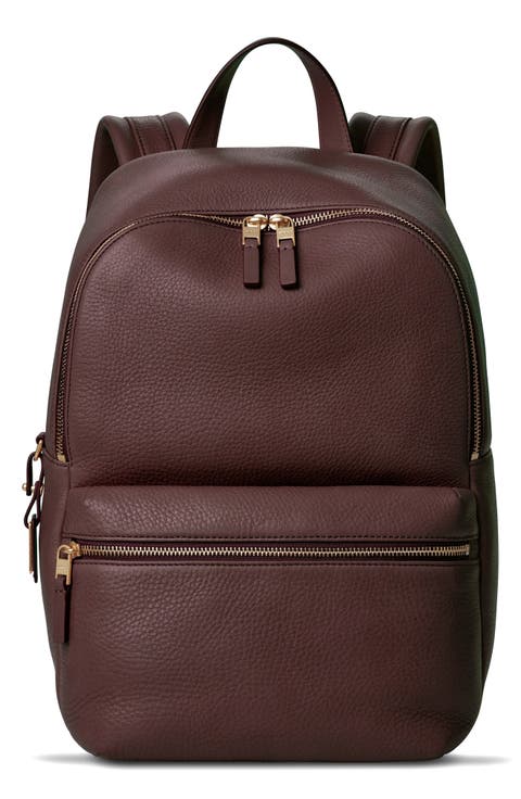 Small Runwell Leather Backpack