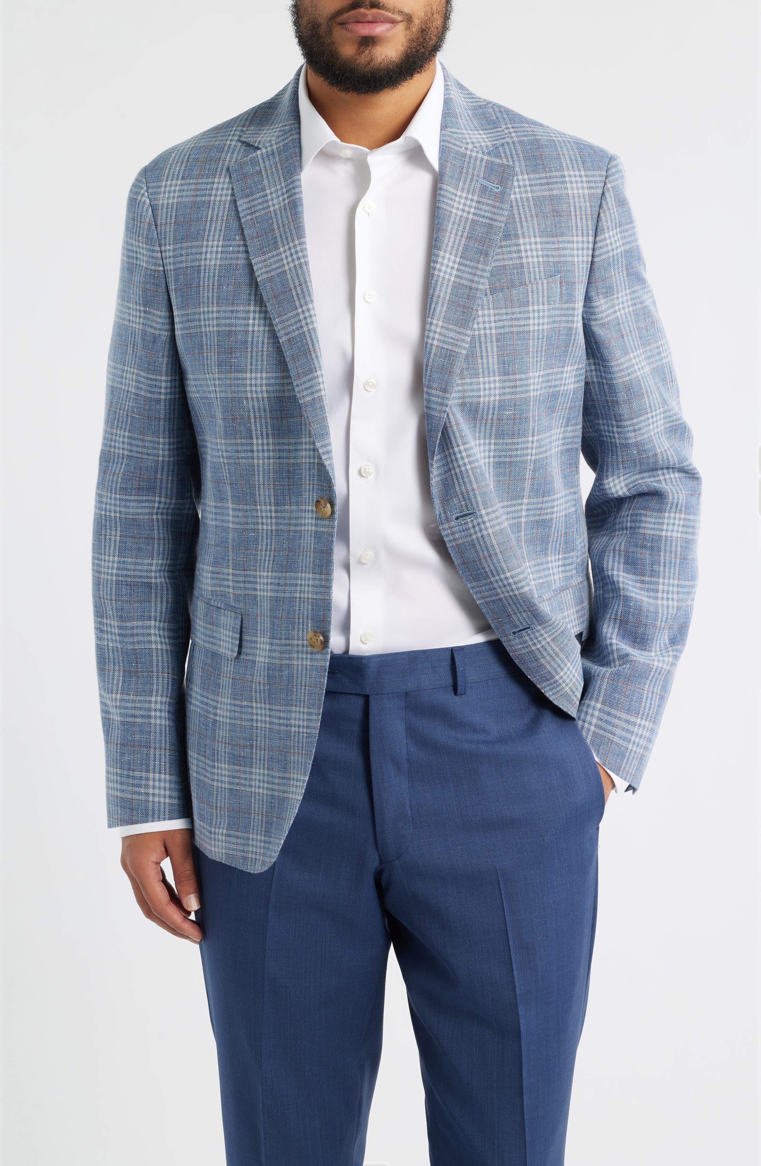 BLUE ENZO PLAID
