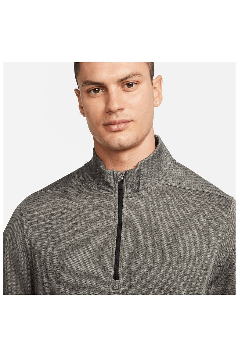 Therma-FIT Victory Half-Zip Golf Pullover, Alternate, color, COCONUT MILK/ BLACK