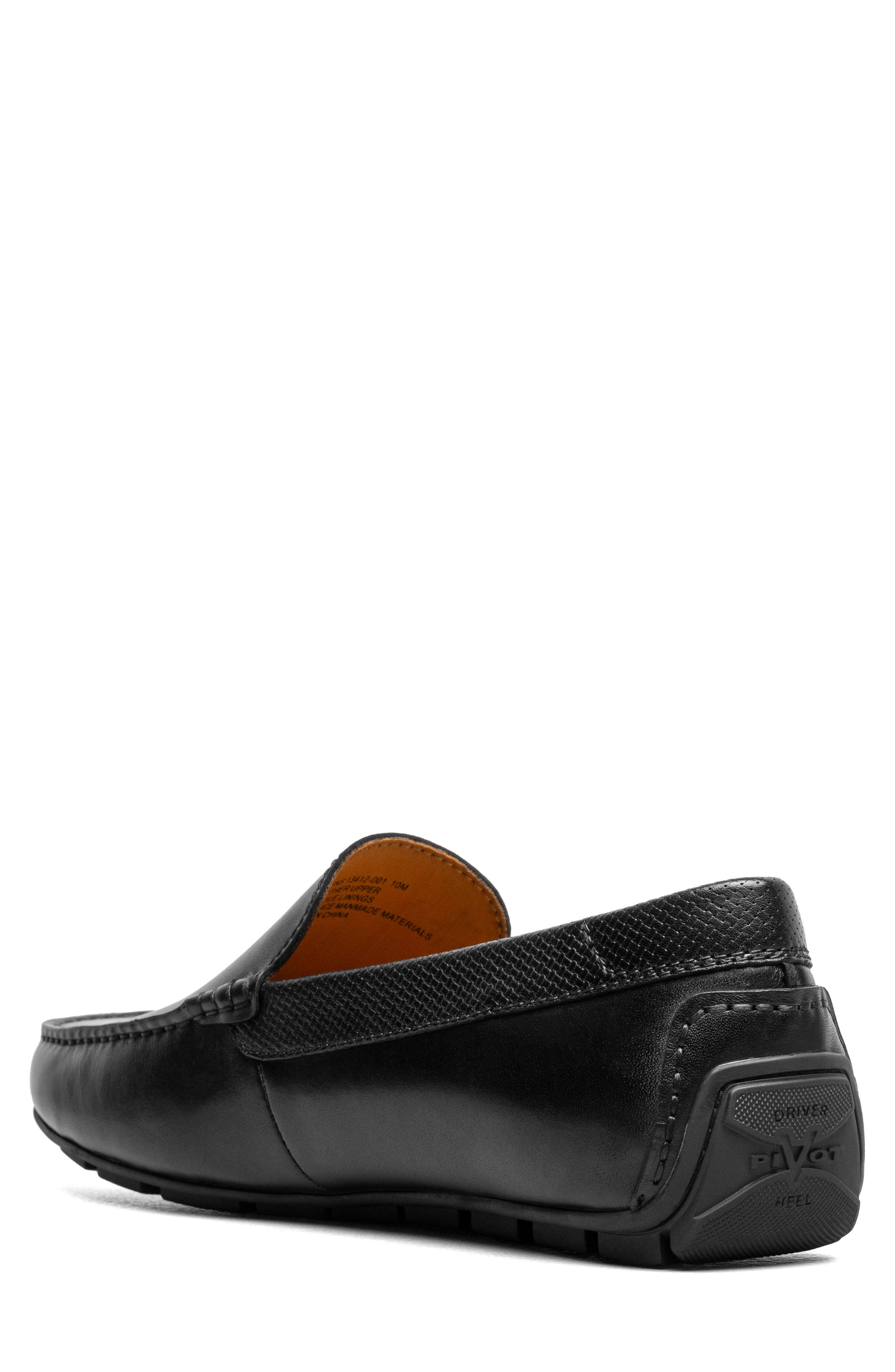 Florsheim Motor Moc Toe Venetian Driving Loafer, Alternate, color, Black