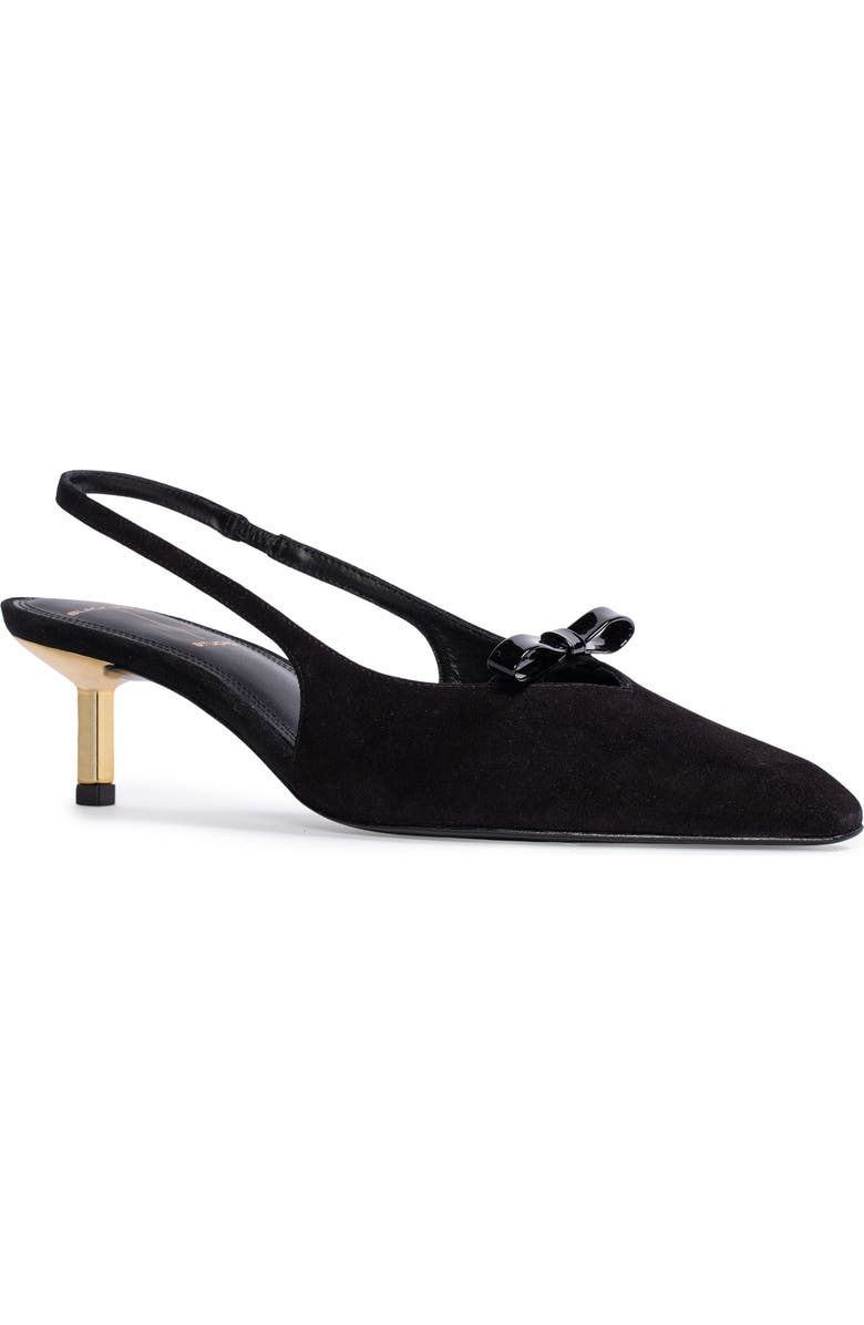 BLACK SUEDE STUDIO Adore Slingback Kitten Heel Pump, Main, color,