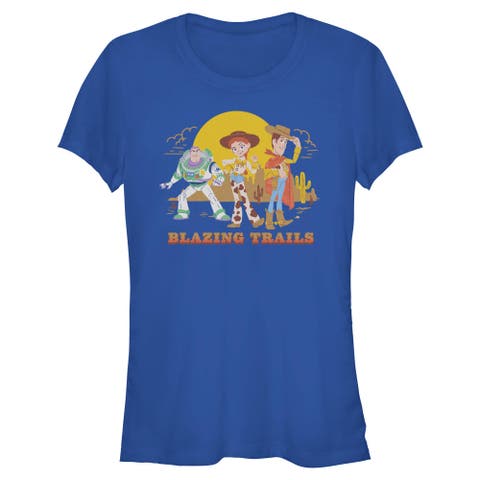 Junior's Toy Story 5 Blazing Trails  Graphic T-Shirt