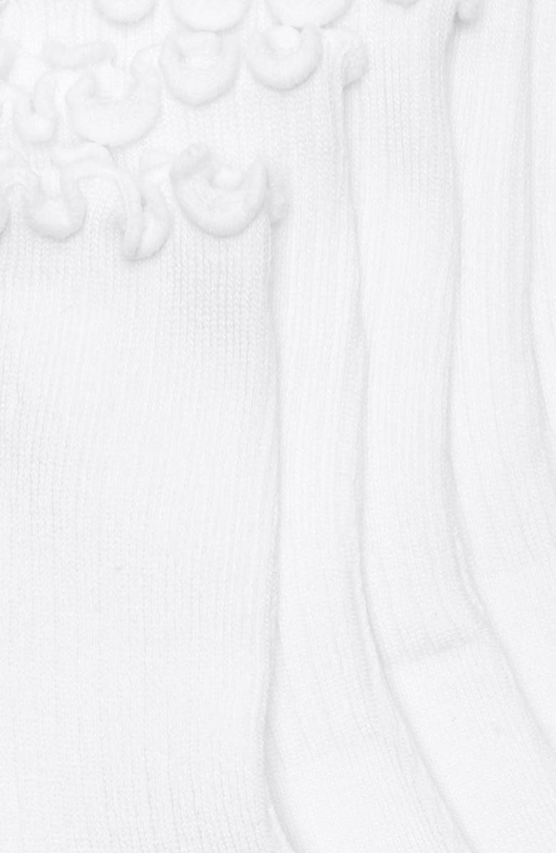 BP. 3-Pack Lettuce Edge Crew Socks, Alternate, color, White