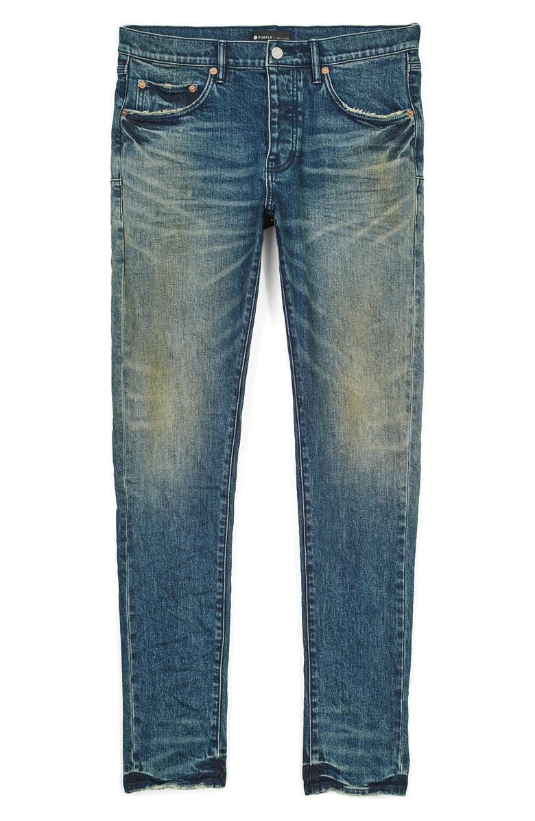 PURPLE BRAND P001 Skinny Jeans, Alternate, color, Vintage Dirty Mid Indigo