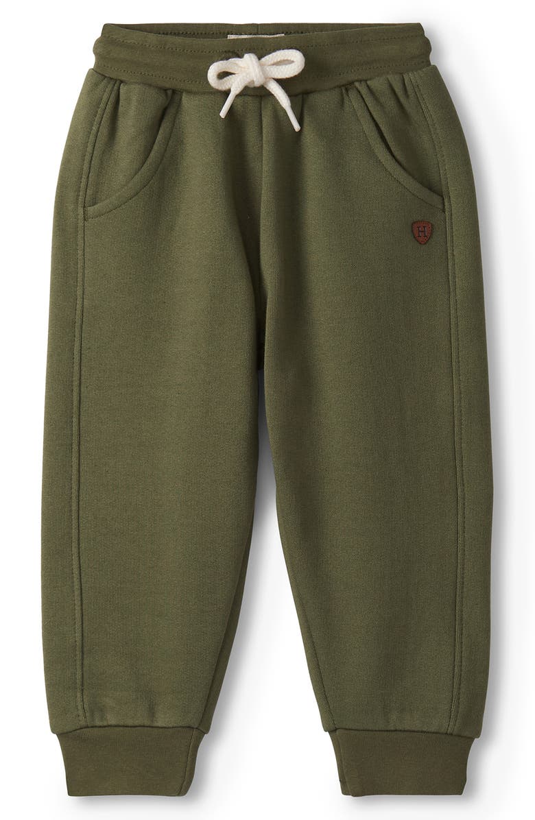 Hatley Forest Animals Slub Cotton T-Shirt & Joggers Set, Alternate, color, Blue Multi