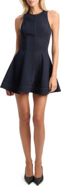 Bardot Palmer Denim Fit & Flare Minidress