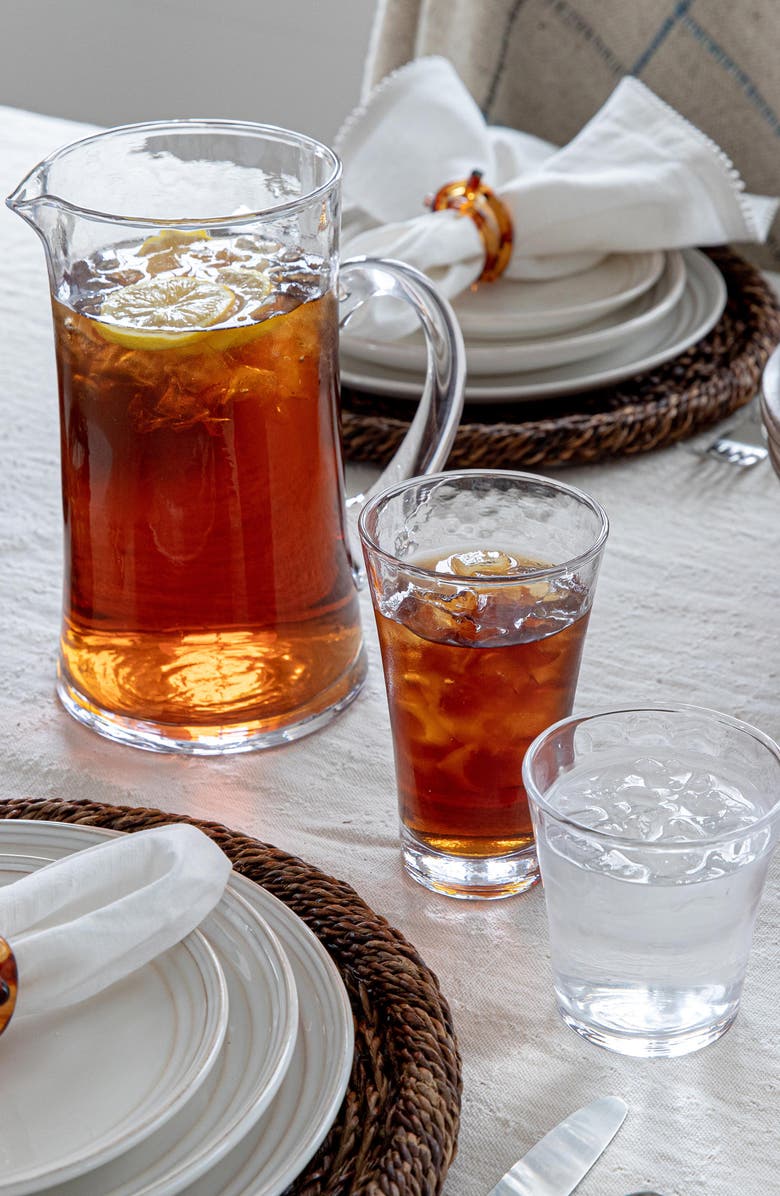 Juliska Puro Glass Pitcher, Alternate, color, Clear