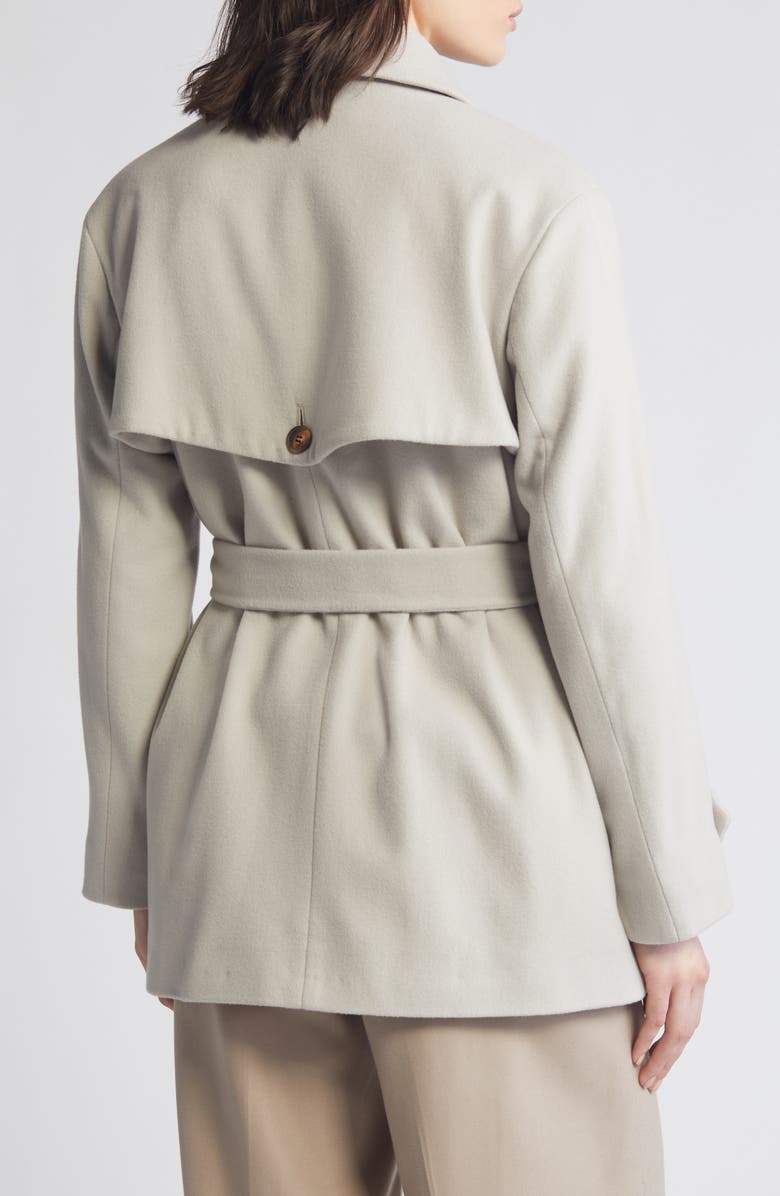 Fleurette Sonny Wool Trench Coat, Alternate, color,