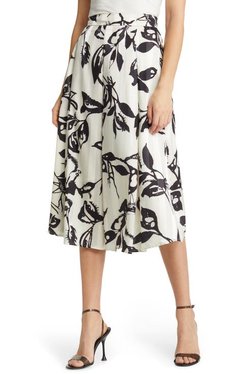 Ryan Floral Midi Skirt
