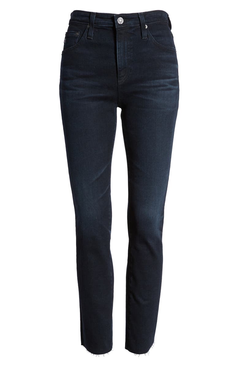 AG The Isabelle High Waist Ankle Straight Leg Jeans, Alternate, color, 