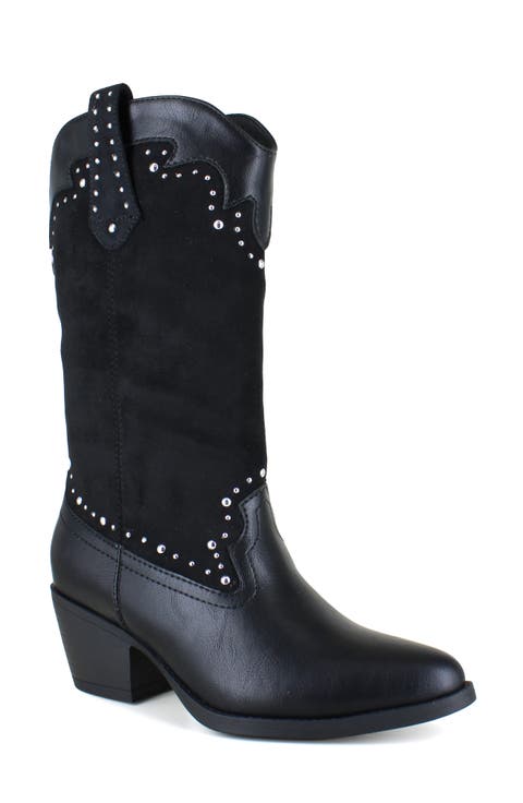 Devon Studded Western Boot