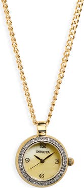 INVICTA Mini Watch Pendant Necklace, 22.5mm