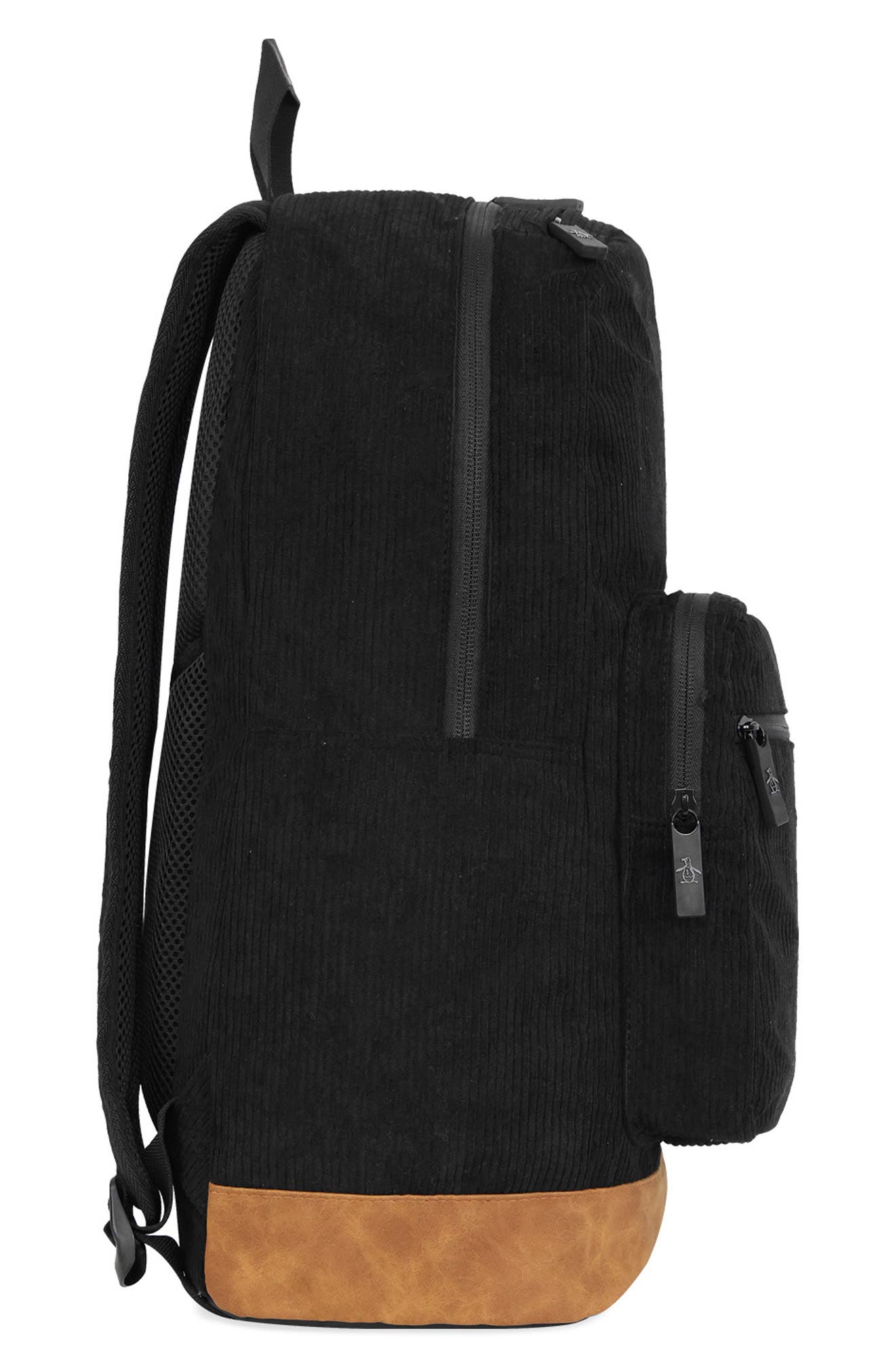 Original Penguin Corduroy Backpack, Alternate, color, Black