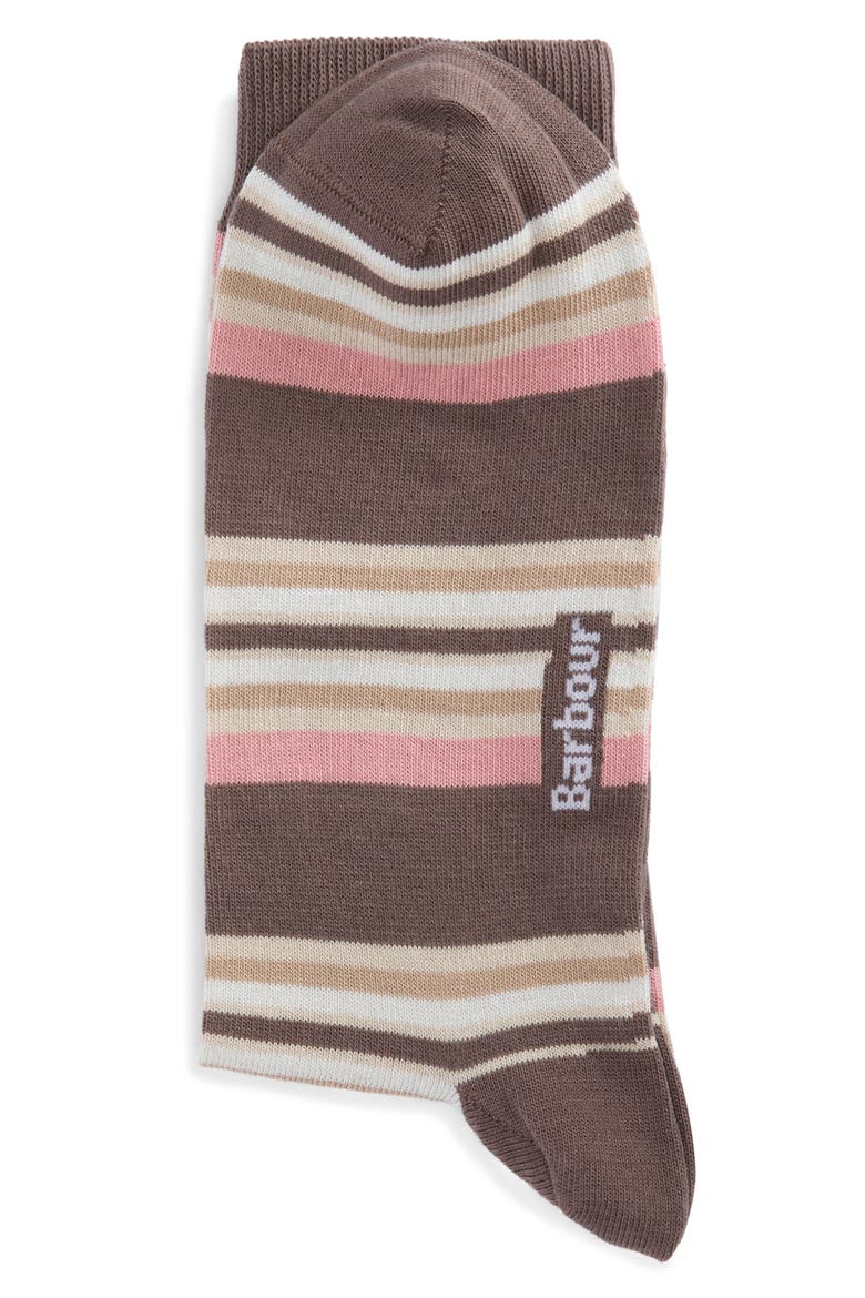 Assorted 2-Pack Summer Stripe Cotton Blend Dress Socks, Alternate, color, PINK/NAVY STRIPE