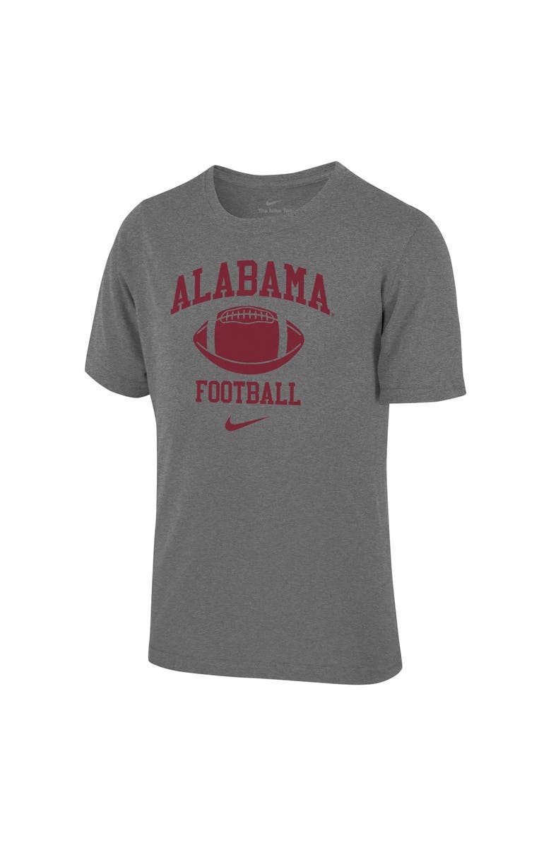 Nike Youth Nike Heather Gray Alabama Crimson Tide Retro Lockup Legend Performance T-Shirt, Alternate, color, Heather Gray