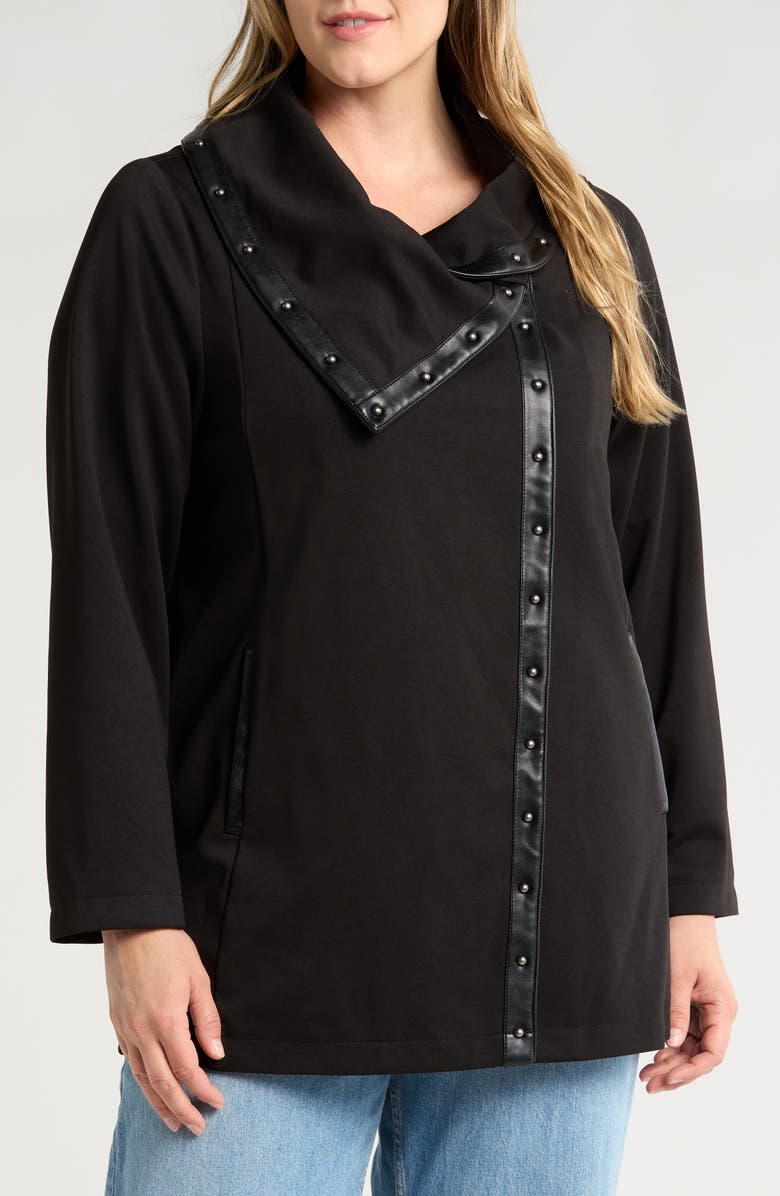 Bagatelle Drape Jacket, Alternate, color, 