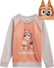 BLUEY 2-Piece Fleece Sweatshirt and Hat Set