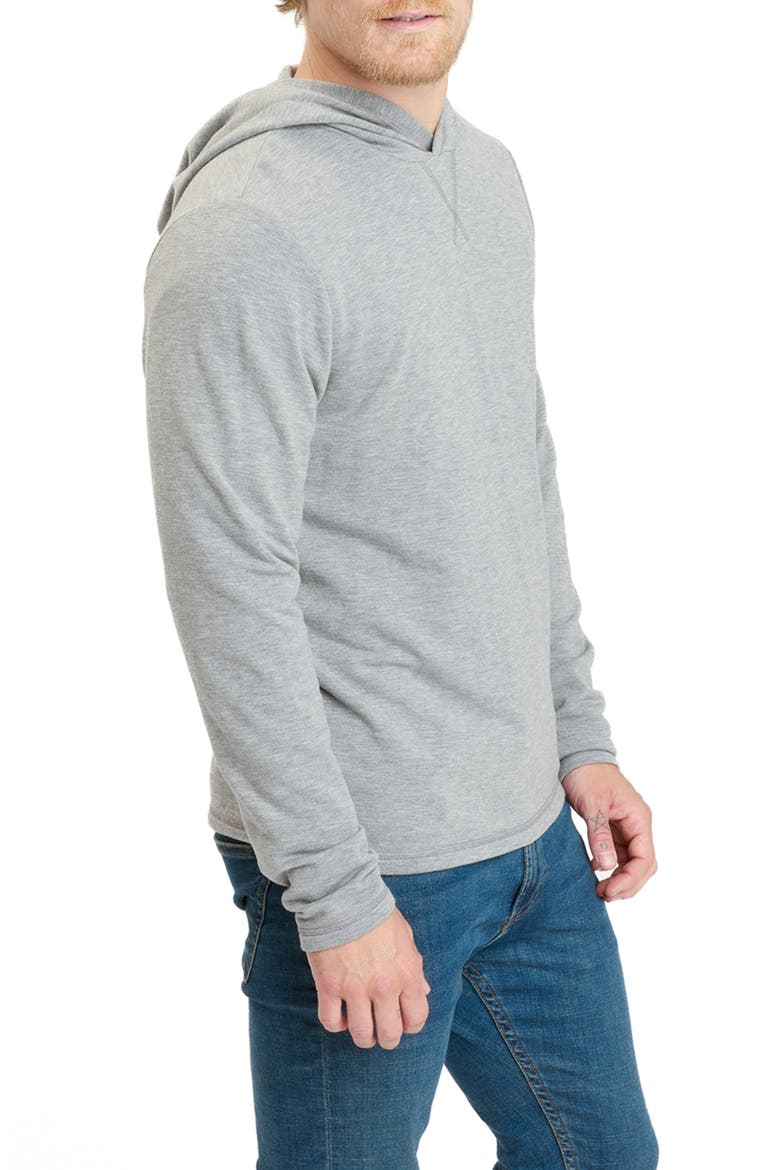 Threads for Thought Dex Featherweight Pullover Hoodie, Main, color, HEATHER GREY