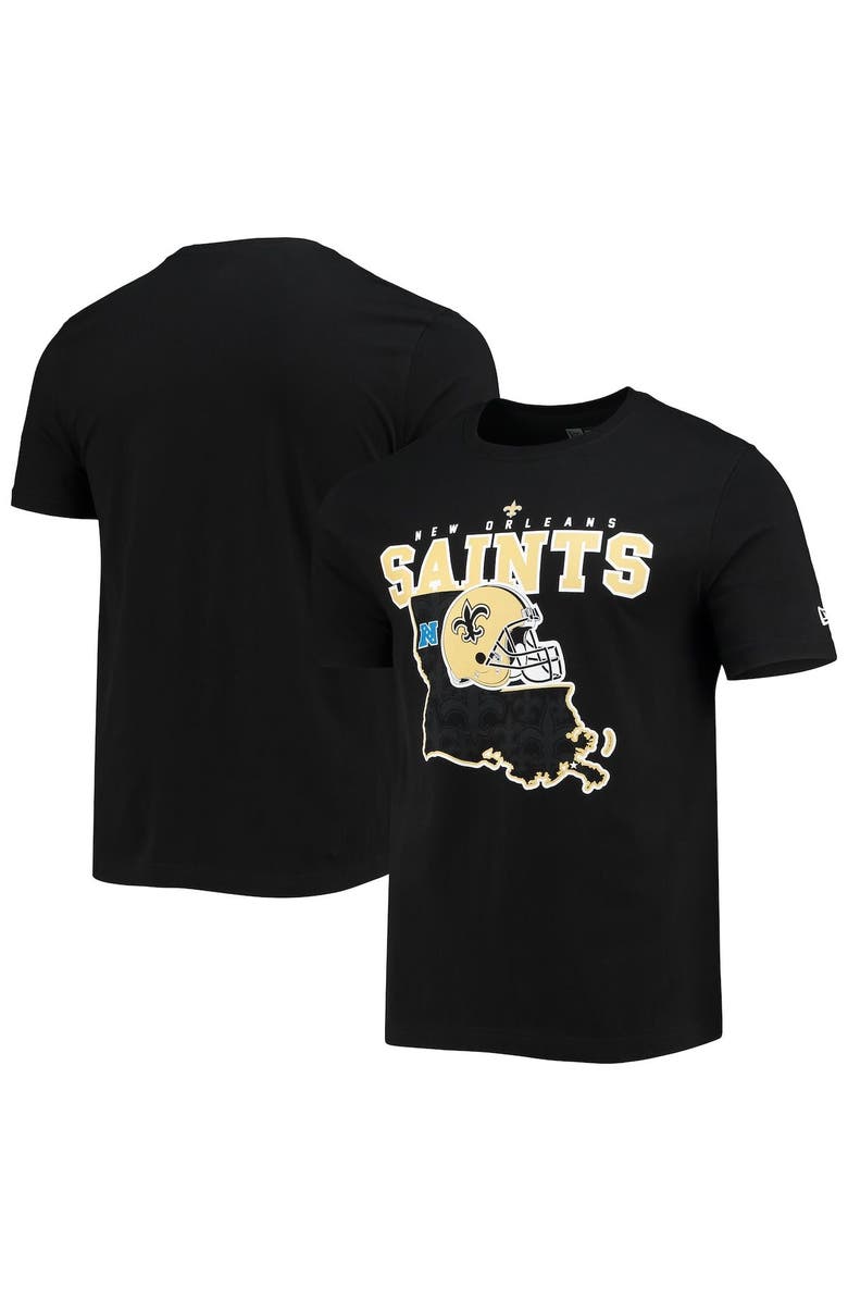 New Era Men's New Era Black New Orleans Saints Local Pack T-Shirt, Main, color, Black
