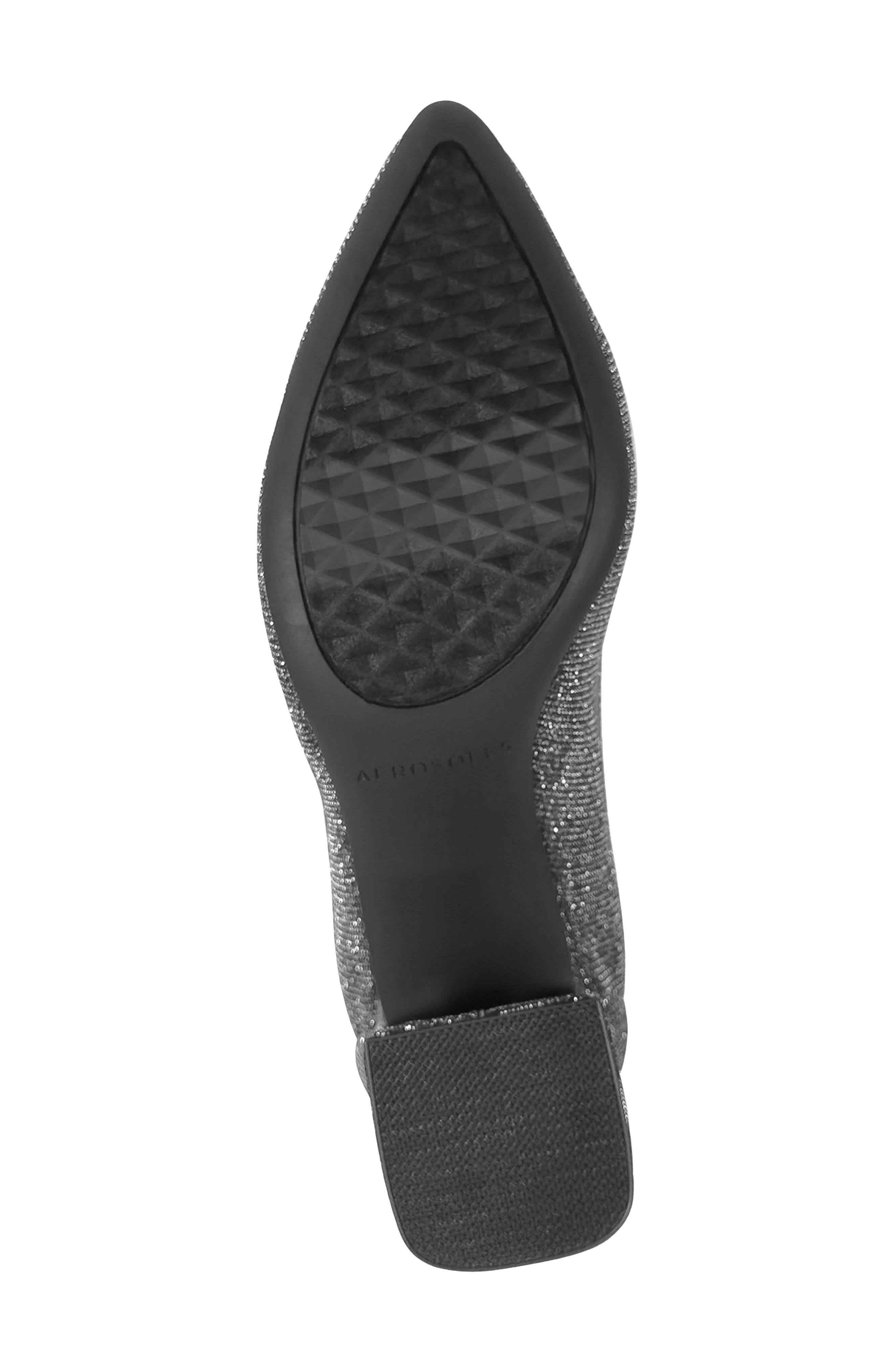 Aerosoles Elisea Pointed Toe Stretch Pump, Alternate, color, Gunmetal Stretch Lame