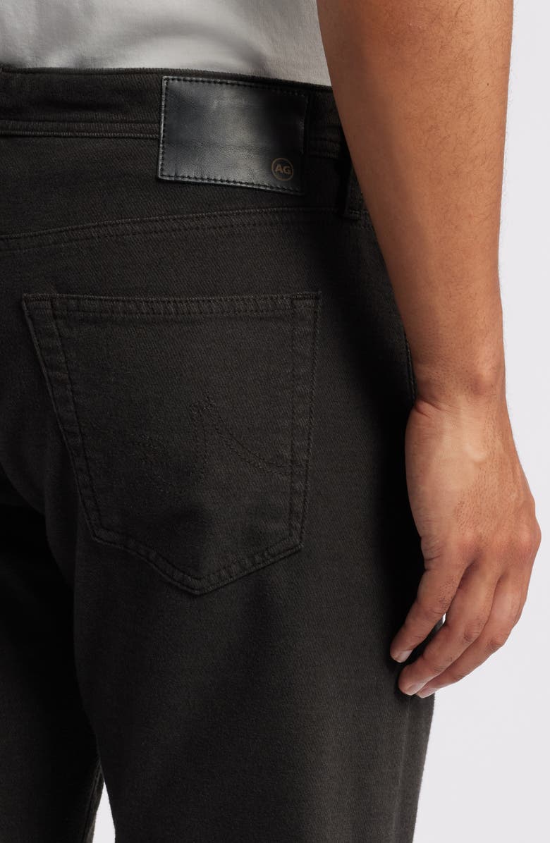 AG Everett Slim Straight Leg Brushed Cotton Twill Pants, Alternate, color, Sulfur Smooth Slate