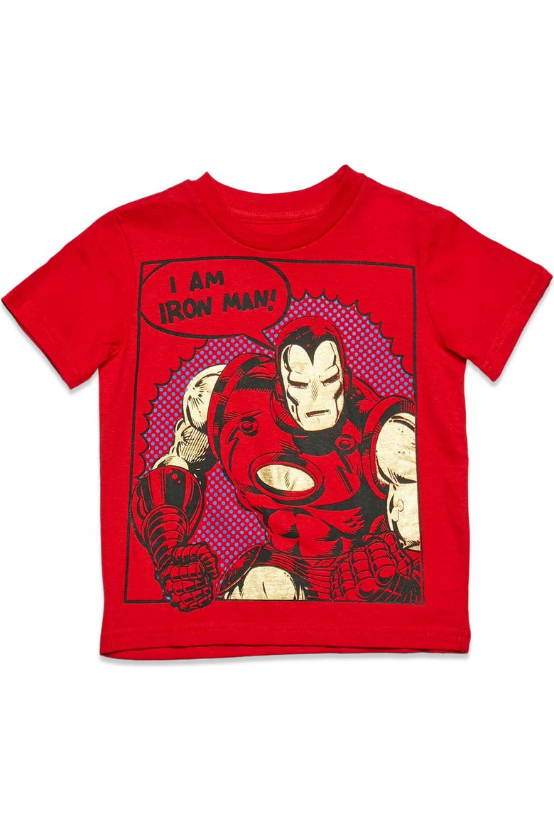 Avengers Short Sleeve T-Shirt Multipack, Alternate, color, Avengers Blue Grey