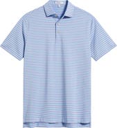 Peter Millar Dunnes Stripe Performance Jersey Polo