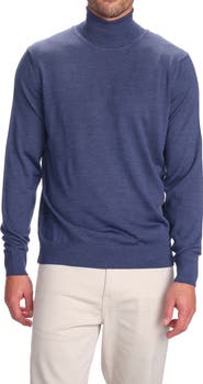 STUDIO GARNET LOS ANGELES Lightweight Turtleneck Merino Wool Sweater