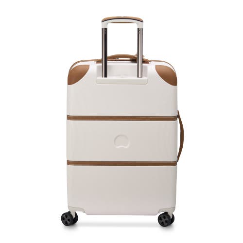 Delsey Paris Chatelet Air 2.0 Checked-medium 24 Inch Hardside Luggage With Spinner Wheels In Brown