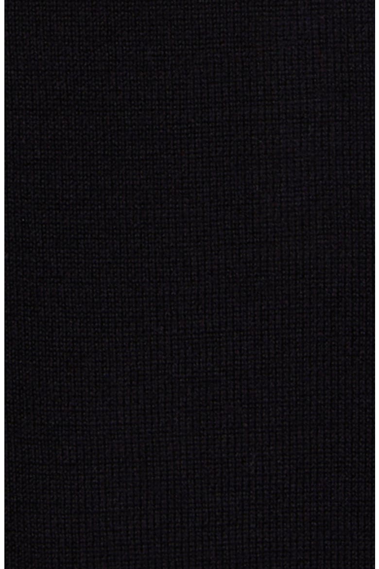 4-Bar Short Sleeve Stretch Merino Wool Turtleneck Sweater, Alternate, color, NAVY