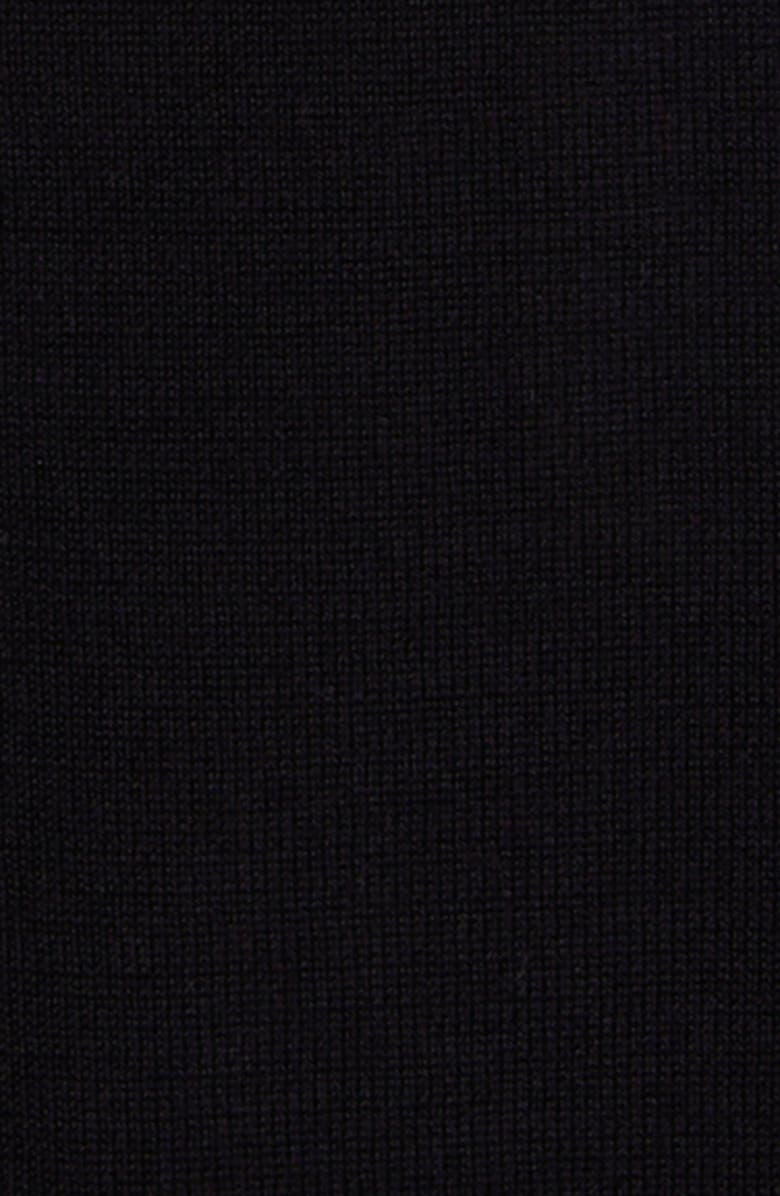 Thom Browne 4-Bar Short Sleeve Stretch Merino Wool Turtleneck Sweater, Alternate, color, Navy