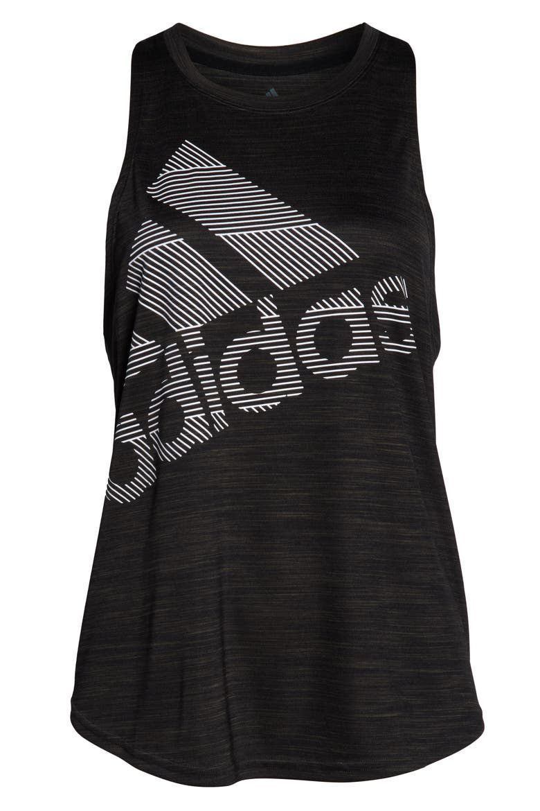 Badge of Sport Tank, Alternate, color, BLACK