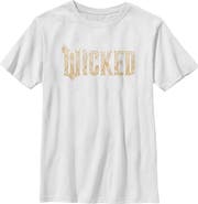 Wicked: For Good Boys' Official Floral Logo Graphic Short Sleeve T-Shirt