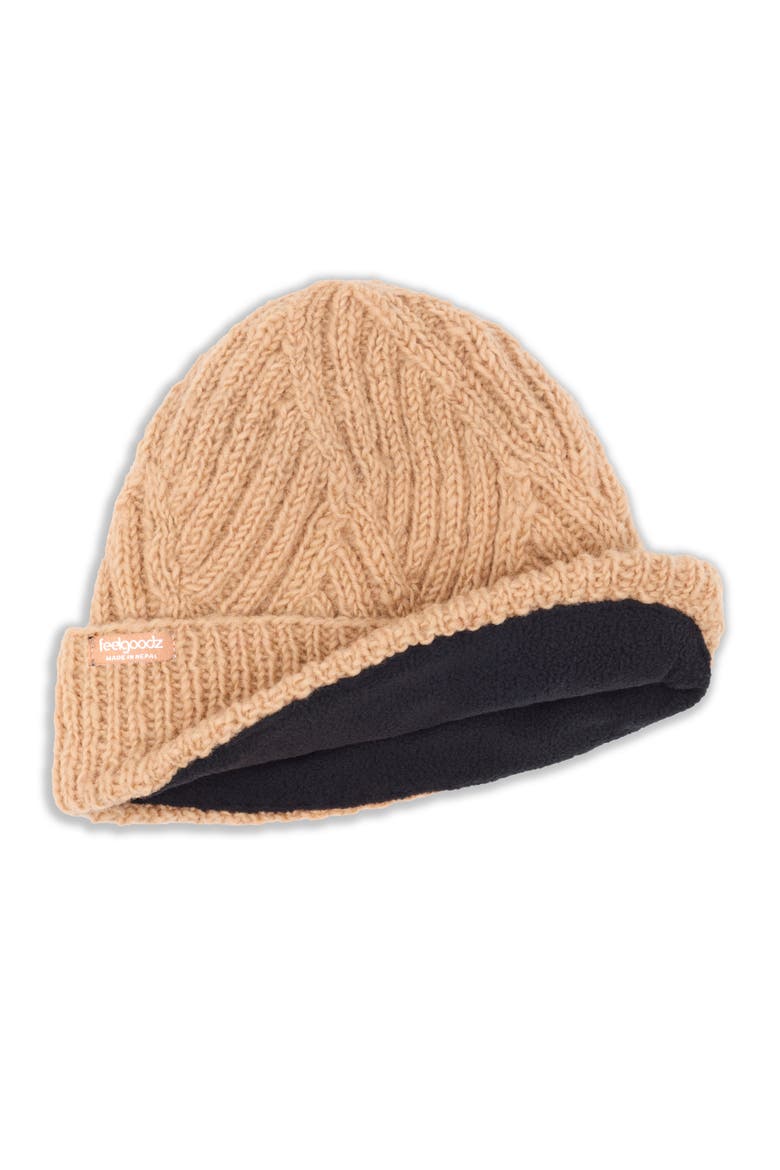 Women's Artisan Hand-Knit Vienna Beanie Hat, Alternate, color, Sparrow