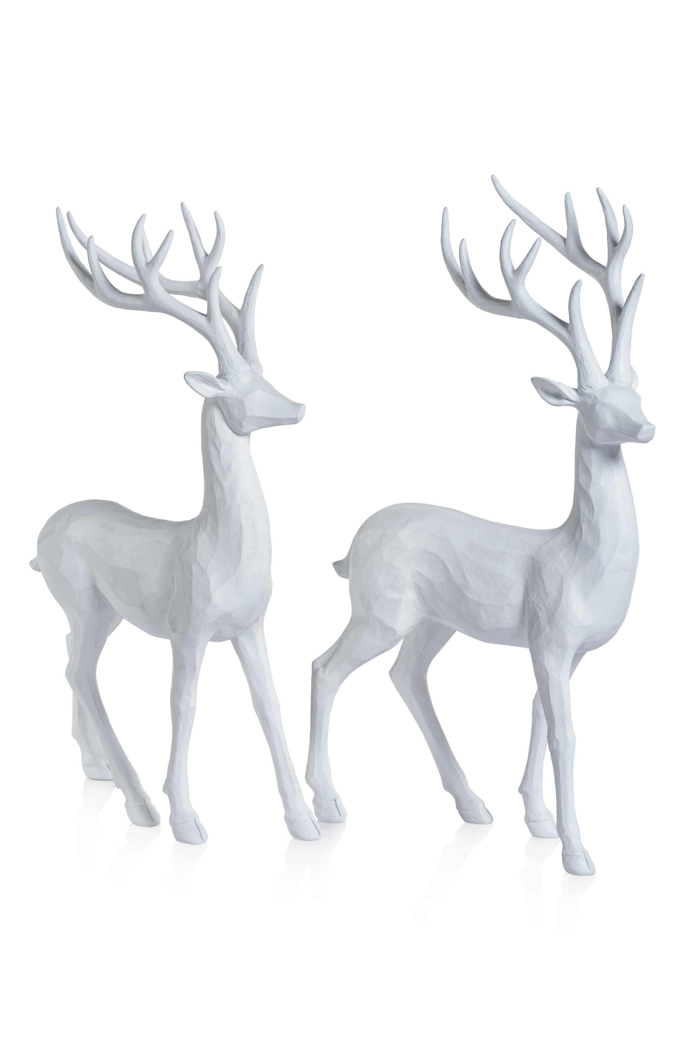 Zodax Poldi Set of 2 Deer Figurines