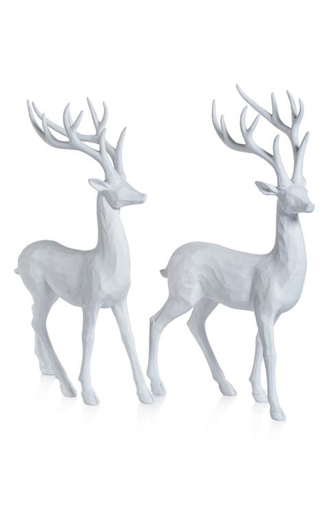 Poldi Set of 2 Deer Figurines