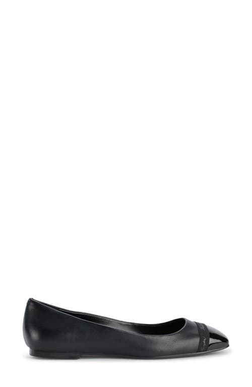 Karl Lagerfeld Paris Zayne Cap Toe Ballet Flat