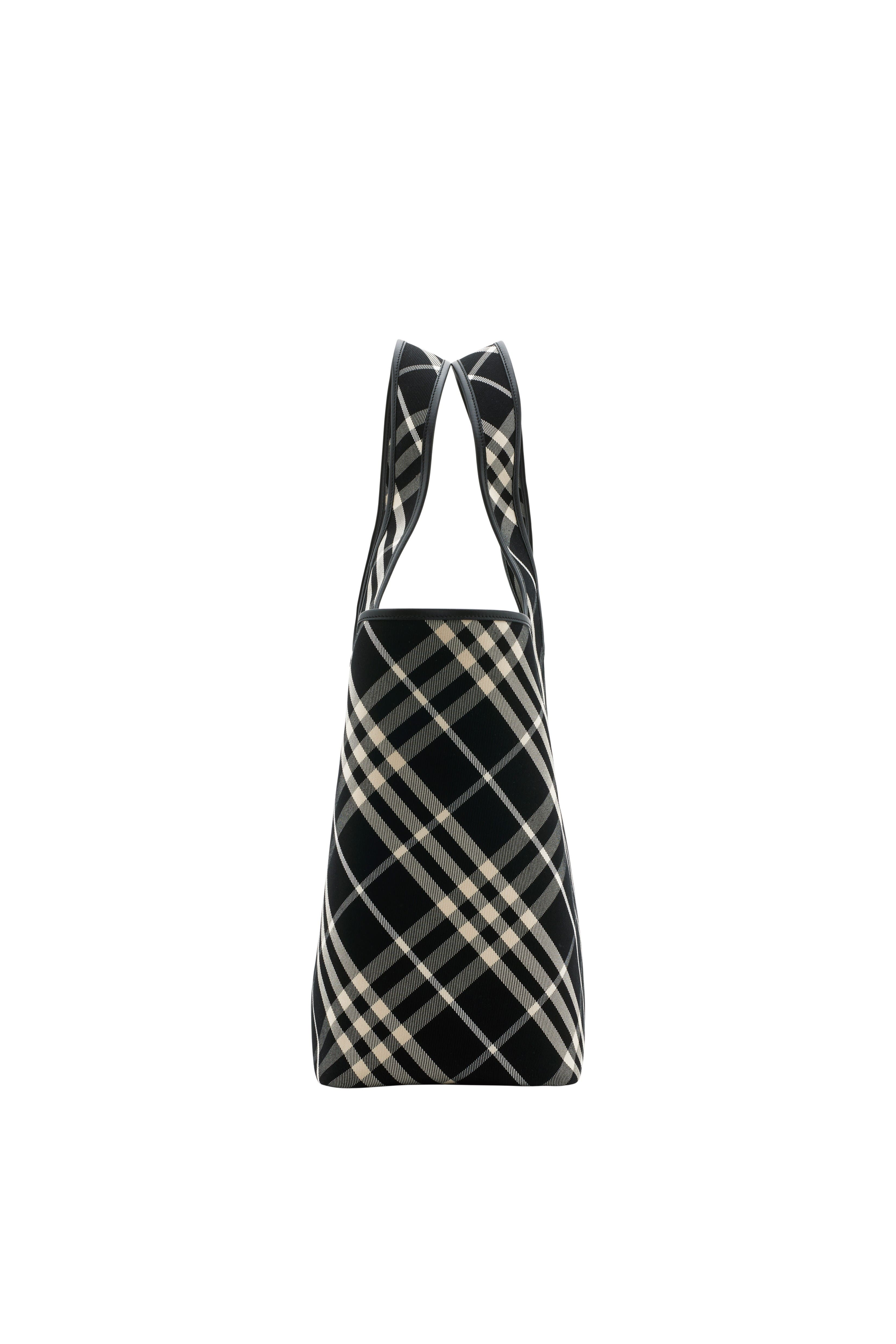 Burberry Medium Check Tote, Alternate, color, 