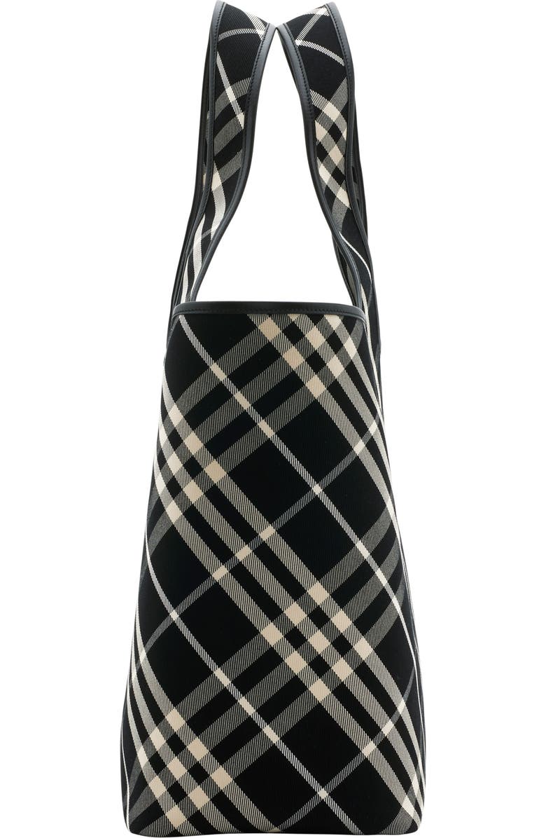Burberry Medium Check Tote, Alternate, color,