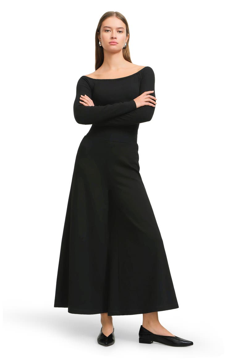 Daniela Wide Leg Pants, Alternate, color, BLACK