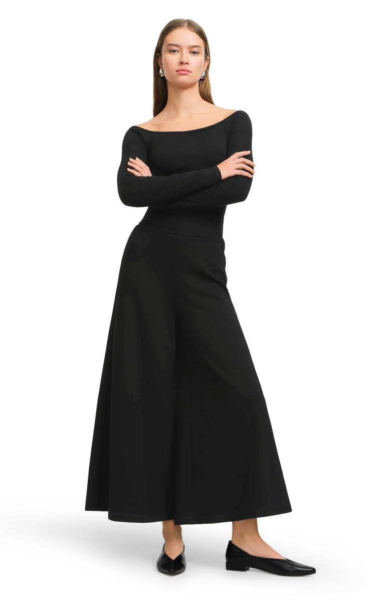 Marcella Daniela Wide Leg Pants, Alternate, color, Black